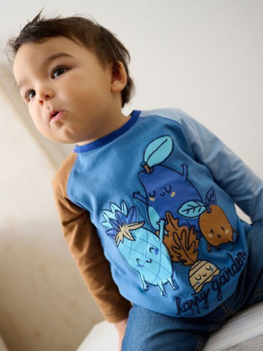 Dpam Kids Blouse Long Sleeve Blue