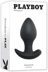 Playboy Plug & Play Πρωκτικός Δονητής Μαύρος Playboy Plug & Play Πρωκτικός Δονητής Μαύρος