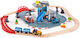 Hape Train and Emergency Services Сет с Влакче от Дърво за 3+ години+ Години