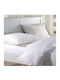 MayHome Sheet Sets Semi-Double with Elastic 120x200+25cm. White 3pcs