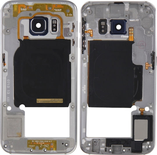 Μεσαίο Πλαίσιο Gray für Galaxy S6 Edge