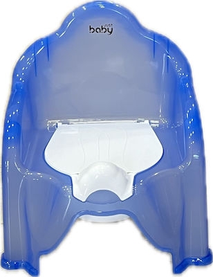 Just Baby Potty Chair with Lid Blue