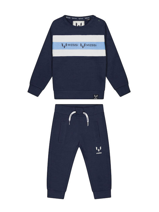 Messi Kids' Pajamas Winter Navy Blue