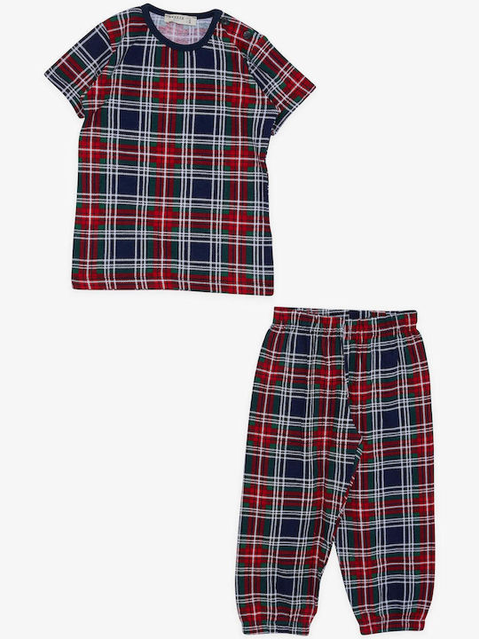 Trendy Shop Kids Pyjamas Cotton Plaid (green, blue, red)