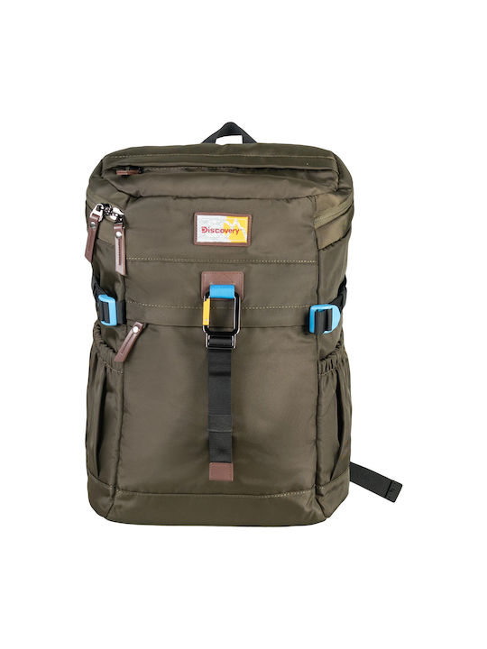 Discovery Fabric Backpack Waterproof Khaki 24lt