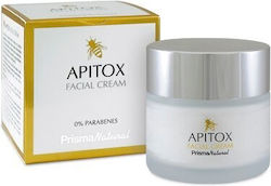 Prisma Natural Apitox Moisturizing Cream Face Day with SPF15 with Hyaluronic Acid & Collagen 50ml