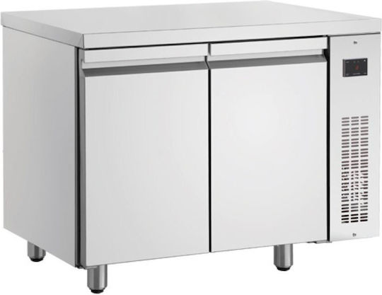 Inomak Frigider Inoxidabil de Banc cu 2 Uși și Unitate de Răcire L134.2xl70xH87cm