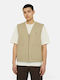 Canvas Sleeveless Jacket Desert Sand