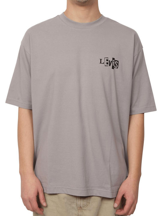 Levi's Ανδρικό T-shirt Κοντομάνικο Γκρι
