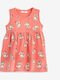 Kinderkleid Ärmellos Orange