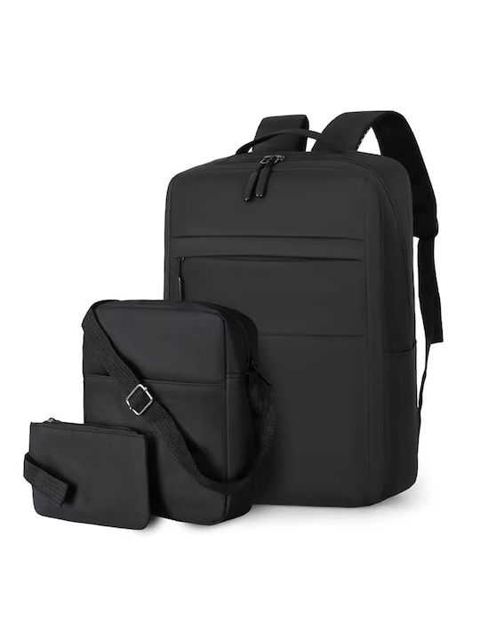 DeTech Чанта Раница за лаптоп 15.6" в Черен цвят BG-45312
