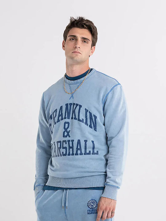 Franklin & Marshall Men's Sweatshirt Light Blue