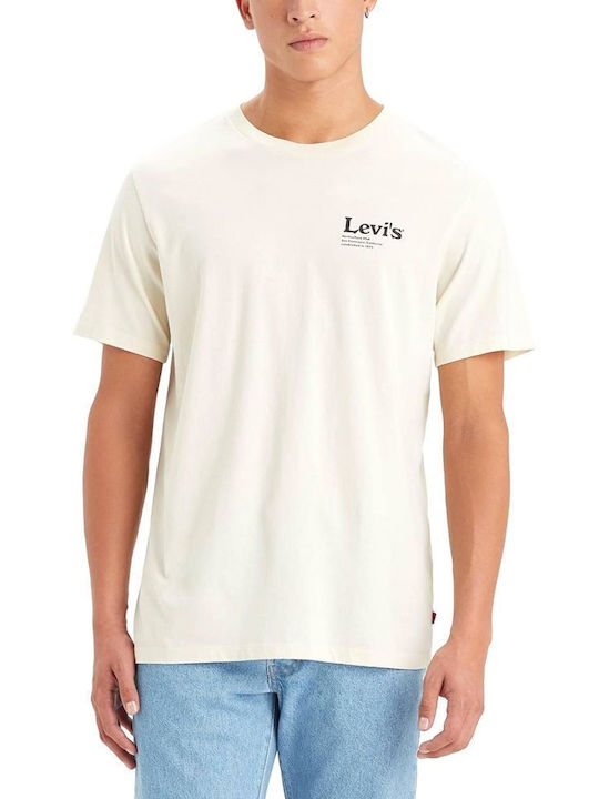 Levi's Men's Short Sleeve Blouse Beige