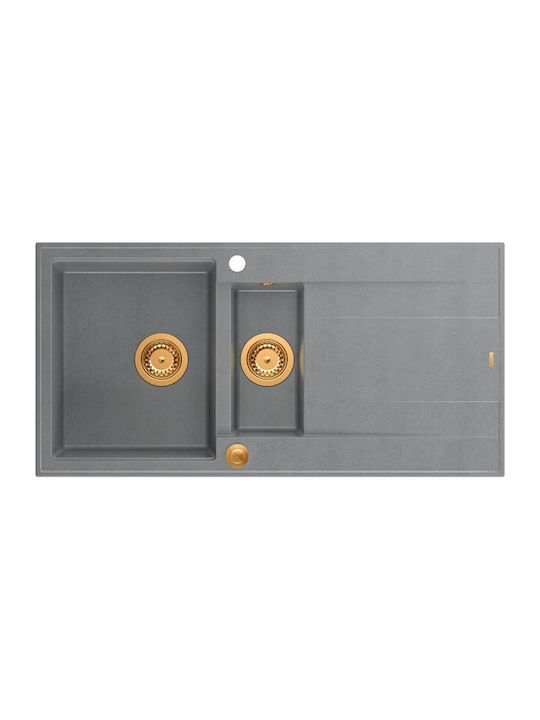 GraniteQ Evan 156 Drop-In Chiuvetă din Granit S...