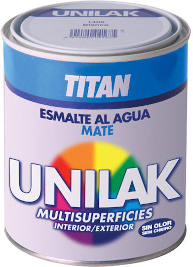 Titanlux Βερνικόχρωμα Διαλύτου 0.375lt Μπλε Ματ