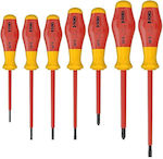 Felo Set 7 Electrician VDE 1000V Screwdrivers with 7 Interchangeable Tips