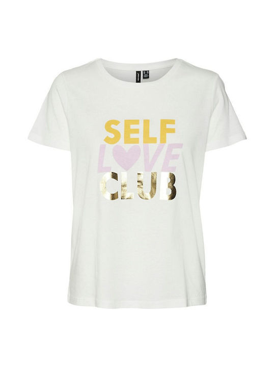 Vero Moda Francis Ss Γυναικείο T-shirt Πορτοκαλί