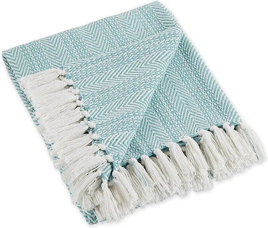 TnS Armchair Throw 150x170cm Light Green
