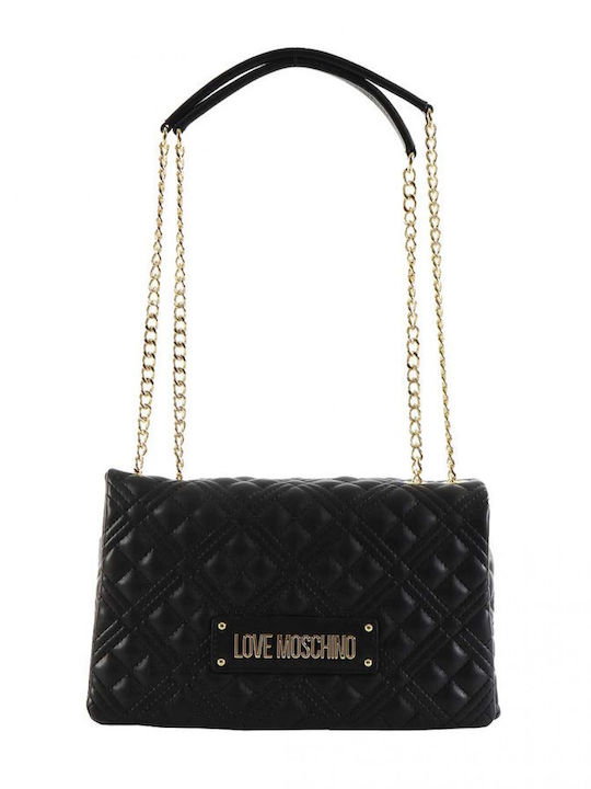 Moschino Damen Tasche Schulter Schwarz