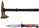Τσεκούρι Survivor Desert Camo Και Μαχαίρι Ak-47, 34 Cm