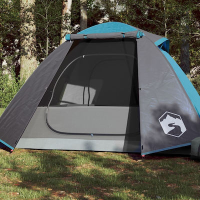 vidaXL Σκηνή Camping Μπλε με Διπλό Πανί για 2 Άτομα 248x224x113εκ.