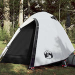 vidaXL Σκηνή Camping Λευκή με Διπλό Πανί για 2 Άτομα 254x135x107εκ.