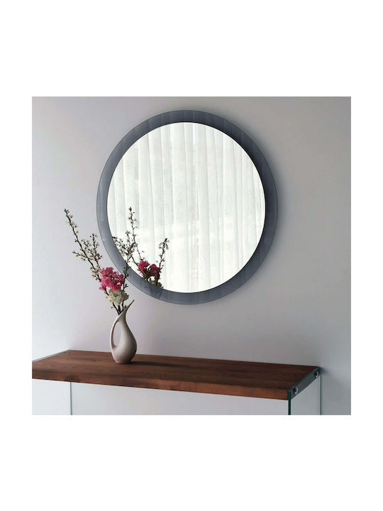 Aberto Design Aqua Wall Mirror with Black Frame...