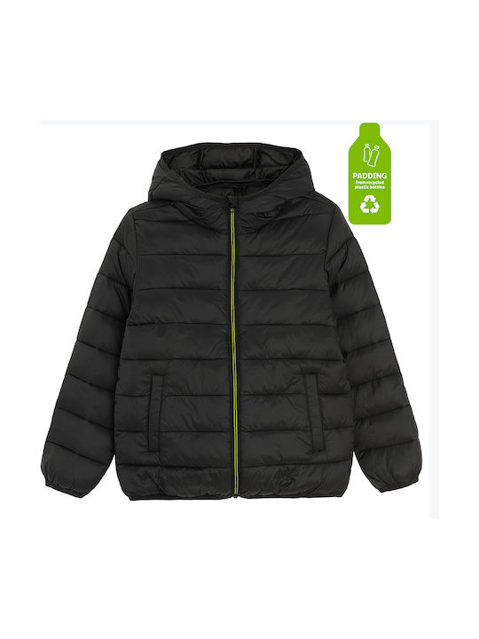 Kids Casual Jacket with Hood Black