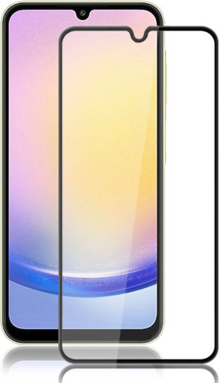 Пълно лепило Закалено стъкло за цялото лице Черен (Galaxy A25 5G)