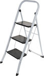 Step Ladder Iron 3 Steps 105cm