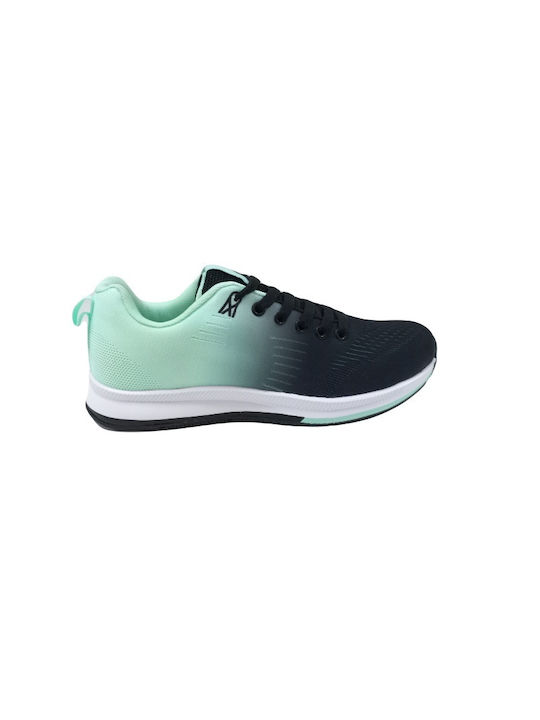 Xcess Kinder-Sneaker Black / Cyan