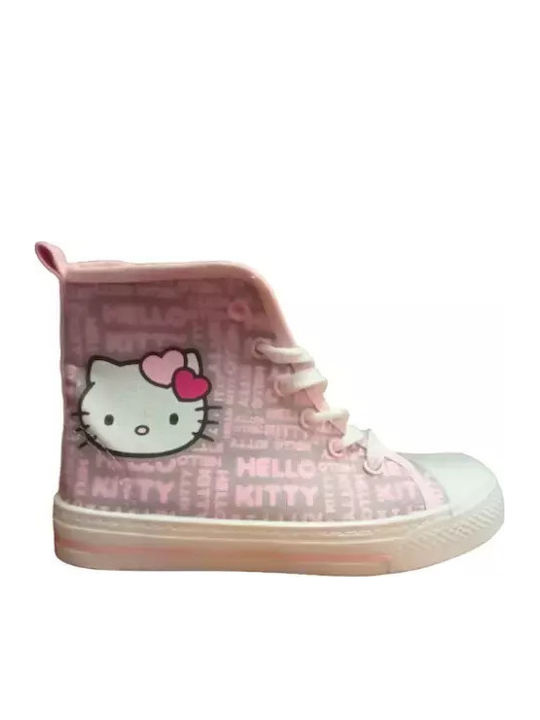 Hello Kitty Παιδικά Sneakers High Ροζ