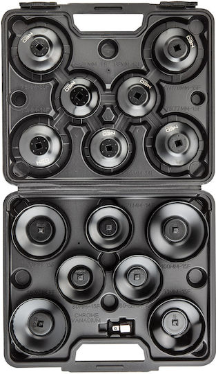 Neo Tools Καρυδάκια Εξάγωνα με Καρέ Υποδοχής 3/8", 1/2" Σετ 16τμχ