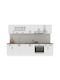 Karo Cabinet Wall Alb 60x30x60cm