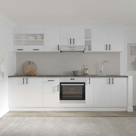 Karo Schrank Wand Alb 80x30x60cm