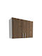 Karo Dulap Suspendata Stejar Bronz/alb 80x30x60buc