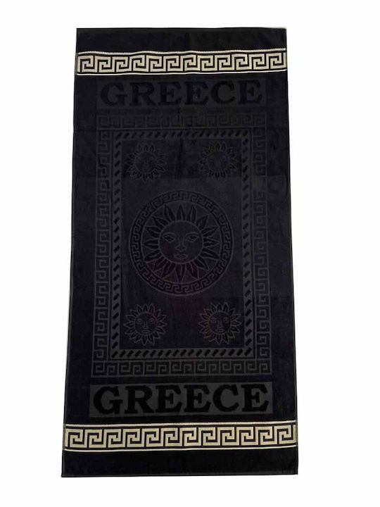 Prosop de corp 70x140cm. Black Black Greutate 380gr/m²
