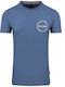 Tommy Hilfiger T-shirt Bărbătesc cu Mânecă Scurtă BLUE