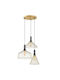 Opviq Pendant Light Three-Light Black