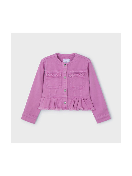 Mayoral Kids Casual Jacket violet