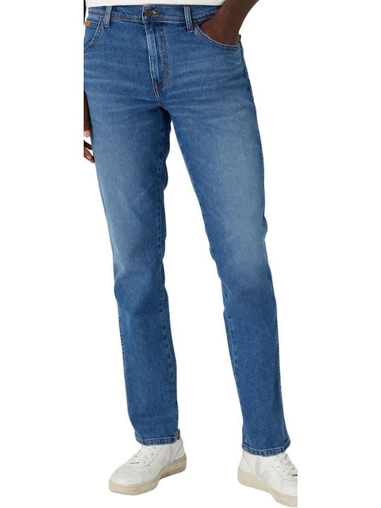 Wrangler Texas Men's Jeans Pants in Slim Fit Blue Denim