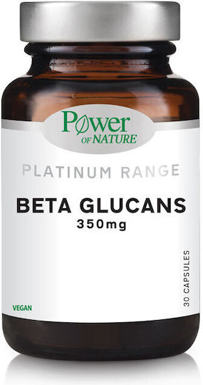 Power Health Platinum Range Beta Glucans 350mg Συμπλήρωμα για την Ενίσχυση του Ανοσοποιητικού 30 κάψουλες
