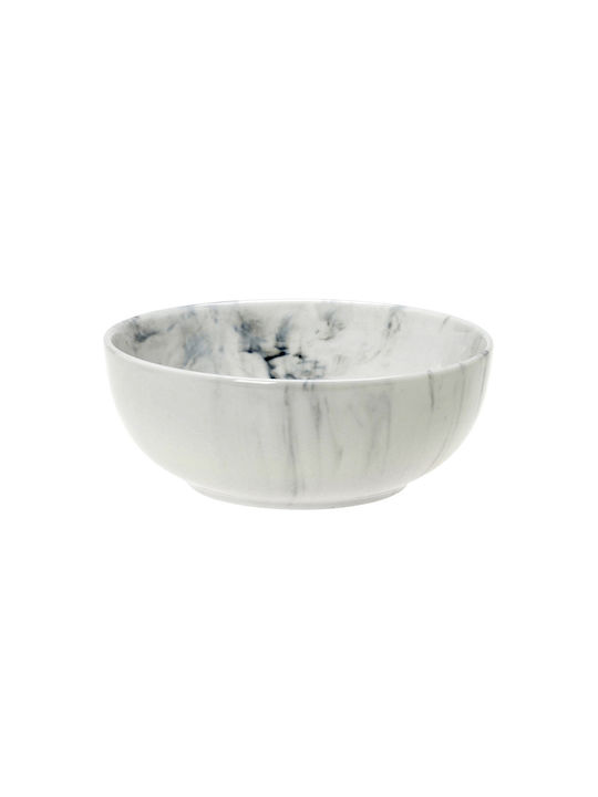 Cryspo Trio Cereal Serving Bowl Round made of Porcelain White 4pcs