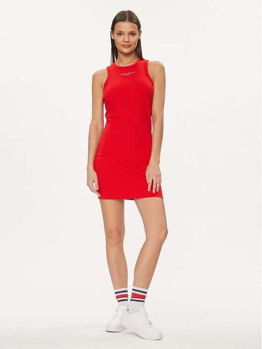 Tommy Hilfiger Mini Βραδινό Φόρεμα Κόκκινο
