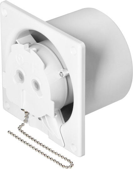 Orno Wall-mounted Ventilator Bathroom 100mm White