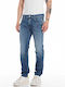 Replay Anbass Herren Jeanshose in Slim Fit Blau