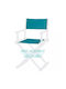 Marine Business Πανί Καρέκλας Σκηνοθέτη Turquoise 63x42εκ.