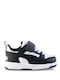 Rebound V6 Παιδικά Sneakers με Σκρατς Μαύρα
