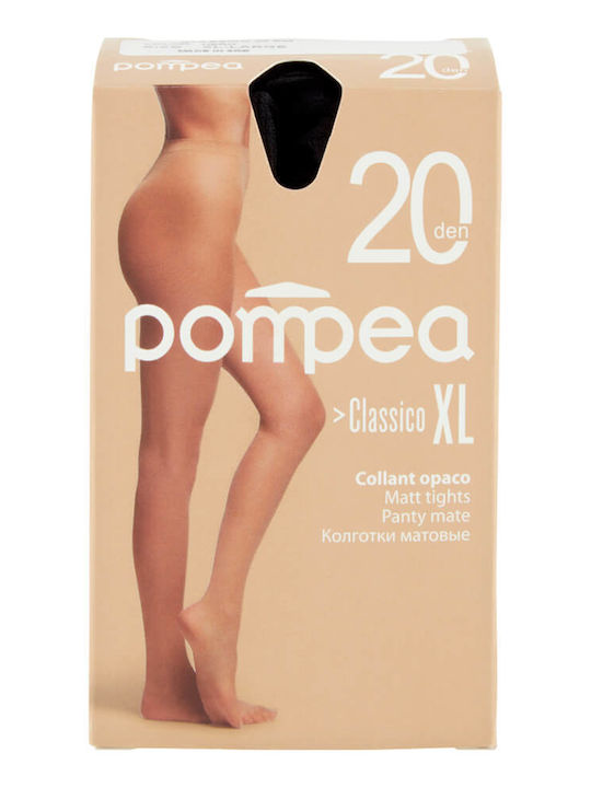 Pompea Γυναικείο Καλσόν 20 Den Νερο/μαυρο