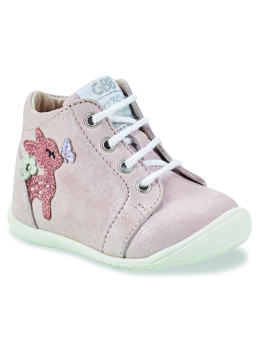 GBB Παιδικά Sneakers High Bichette Ete Ροζ